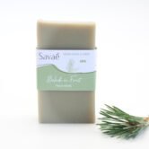 savon sapin, surgras, saponifié à froid, avec de l'argile verte